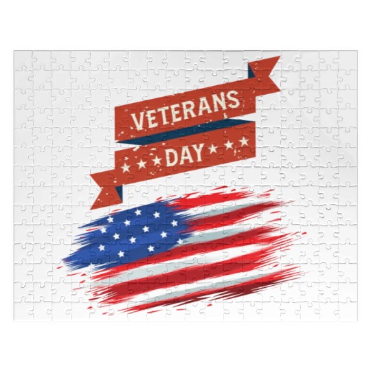 Thank You Veterans l Veterans Day Gift Idea Jigsaw Puzzles