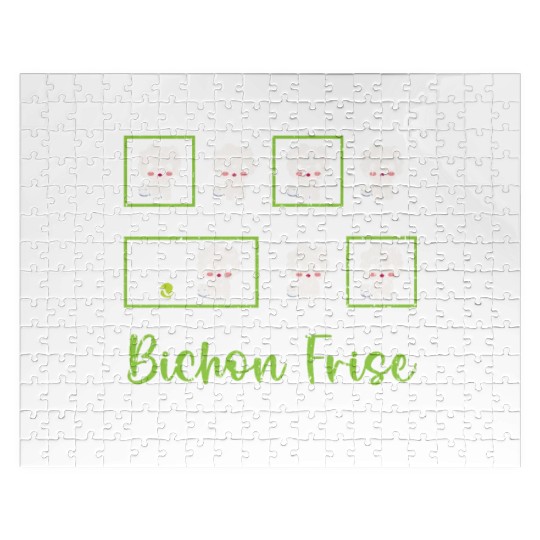 Stubborn Bichon Frise Tricks Bichon Frise Owner Jigsaw Puzzles