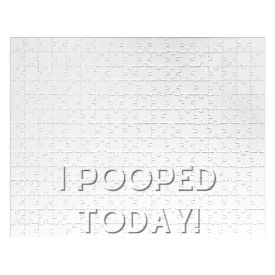 Funny I Pooped Today Funny Poop Birthday Jigsaw Puzzles