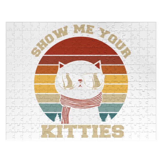 Show me your Kitties Cat Lover Jigsaw Puzzles