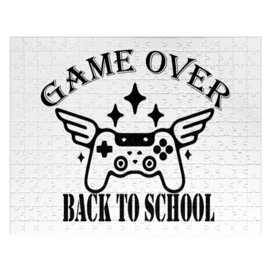 Game Over Back To School Girls Jigsaw Puzzles