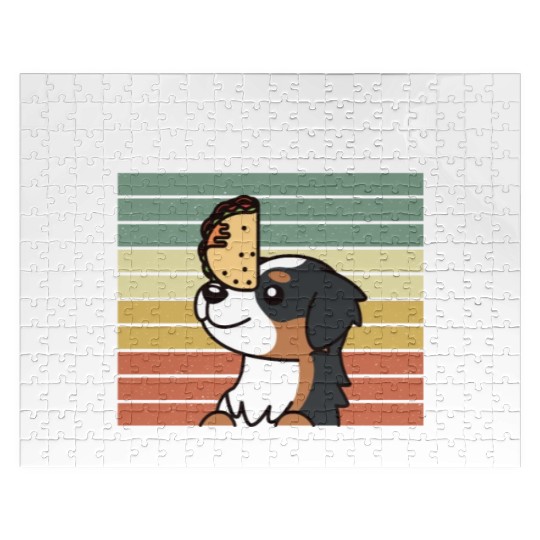 I Like Tacos And My Bernese Mountain Dog Jigsaw Puzzles