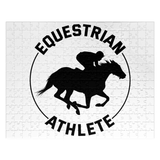 Barrel Racer Rodeo Racing Horse Riding Race Funny Jigsaw Puzzles