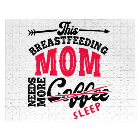 Breastfeeding Mom Mama Normalized Awareness Jigsaw Puzzles