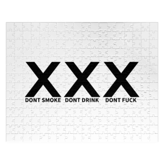 Straight Edge Vegan, Against Drugs, Punk Jigsaw Puzzles