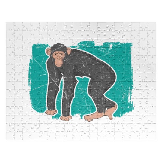 Chimpanzee Whisperer Monkey Animal Zookeeper Jigsaw Puzzles