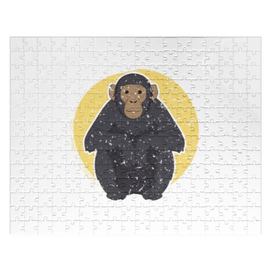 Chimpanzee Whisperer Monkey Animal Zookeeper Jigsaw Puzzles