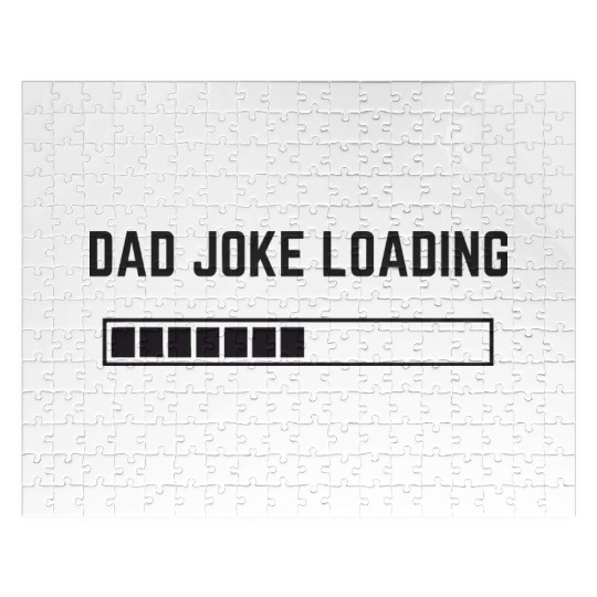 Dad Joke Loading Sticker Jigsaw Puzzles