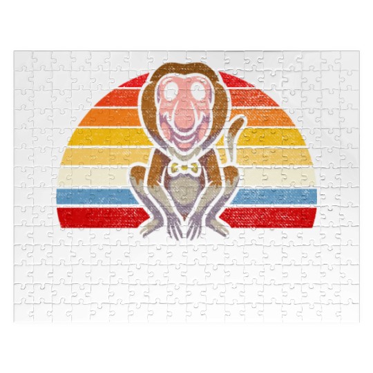 Big Nose Proboscis Monkey Ape Wildlife Zookeeper Jigsaw Puzzles