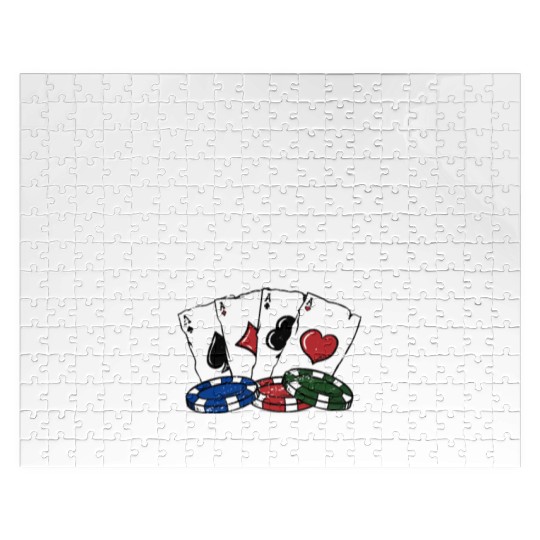 Dad's Winning Poker Jigsaw Puzzles Casino Card Games