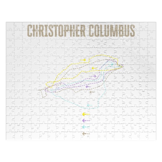 Christopher Columbus Day Italian American Jigsaw Puzzles