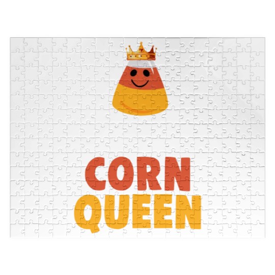 Candy Corn Queen Halloween Trick Or Treat Jigsaw Puzzles