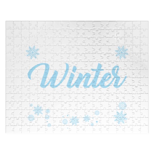 Wake Me Up When Winter Is Over Snow Winter Season Jigsaw Puzzles