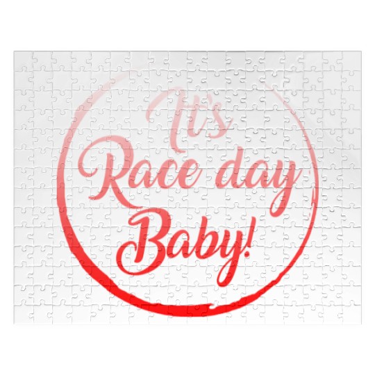 Racing Jigsaw Puzzles, It's Race Day Baby Jigsaw Puzzles, Racing