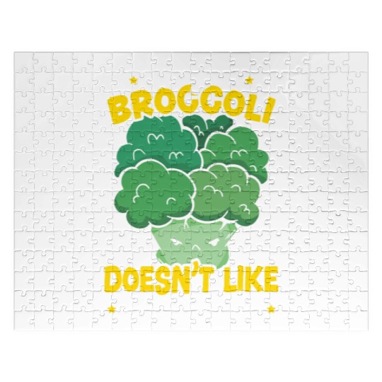 Maybe Broccoli Doesn't Like You Either Vegetable Jigsaw Puzzles