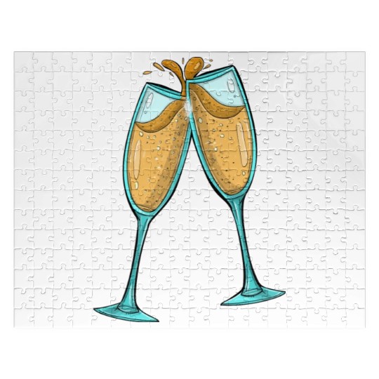 Champagne Glasses / Cheers Jigsaw Puzzles