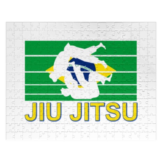 BJJ Gi Brazilian Jiu Jitsu Martial Arts Jigsaw Puzzles