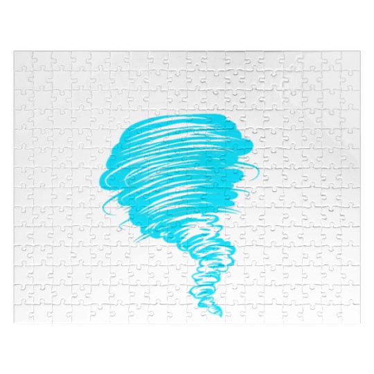 5th Birthday Tornado Fivenado Jigsaw Puzzles