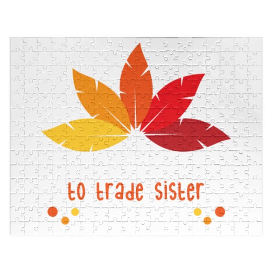 Most Likely To Trade Sister For Pie Thanksgiving Jigsaw Puzzles