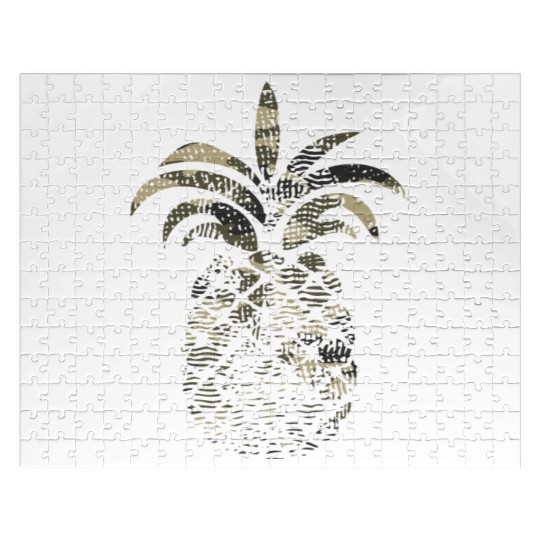 Distressed Camo Camouflage Eapple Lover Birthday Jigsaw Puzzles