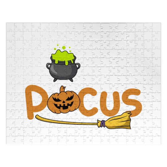 It's Just A Bunch Of Hocus Pocus Pumpkin Halloween Jigsaw Puzzles