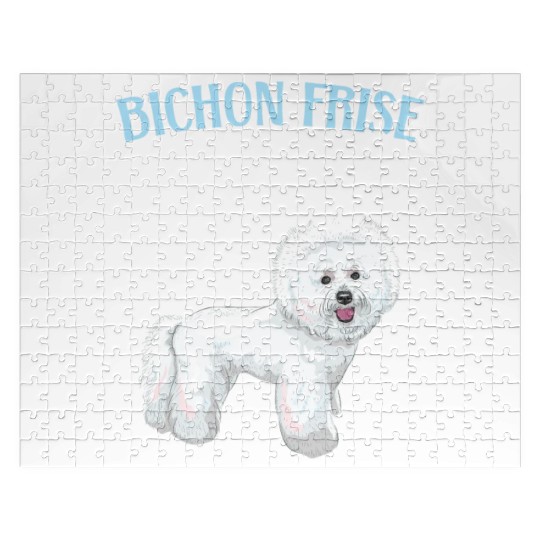 Bichon Frise Dad Dog Lover Dog Breeder Puppy Paw Jigsaw Puzzles