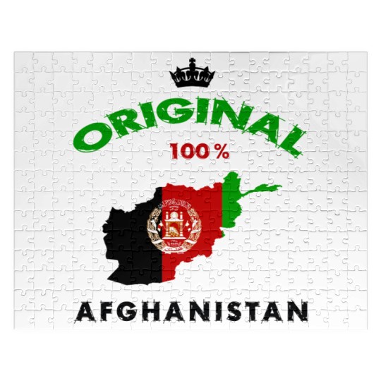 Afghanistan original 100% flag design Jigsaw Puzzles
