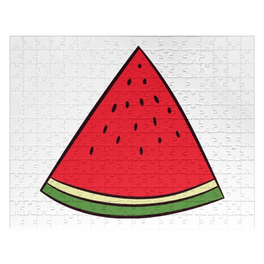 Watermelon - slice, piece, quarter, triangle Jigsaw Puzzles