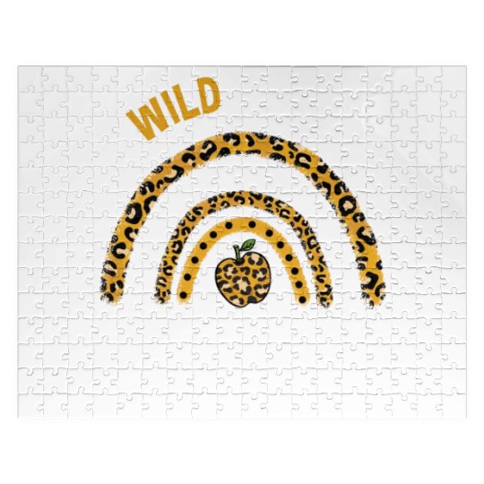 Wild About Pre-K Teacher Rainbow Jigsaw Puzzles