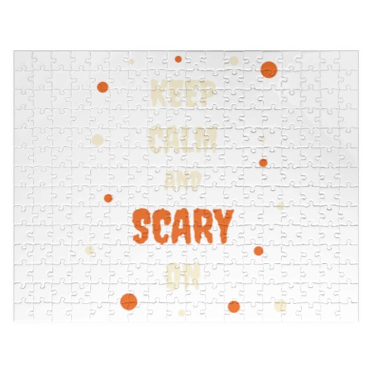 Keep calm and scary on Jigsaw Puzzles