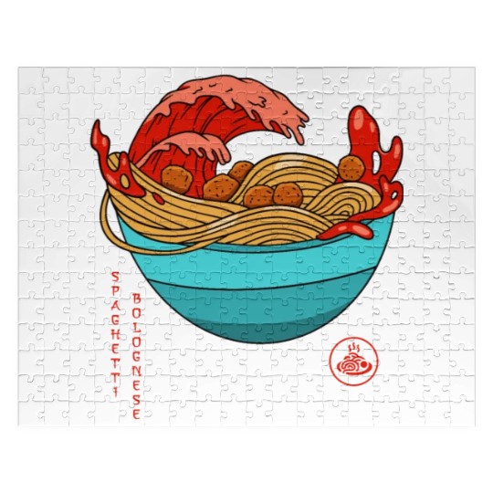 Spaghetti Bolognese - Italian Noodles - Japanese R Jigsaw Puzzles