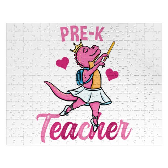 Pre-K Teacher Ballet Back To School Girls Jigsaw Puzzles