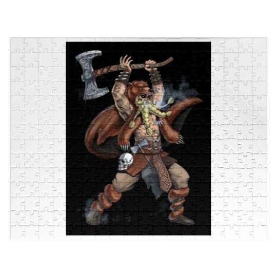 Norse Viking Warrior Jigsaw Puzzles