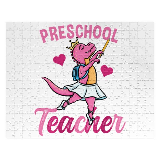 Preschool Teacher Ballet Back To School Girls Jigsaw Puzzles