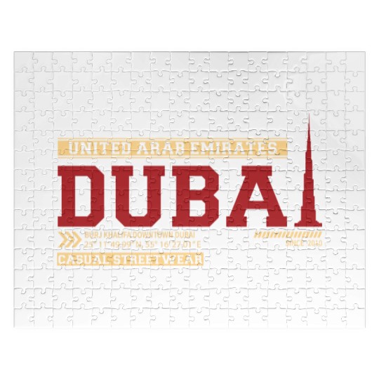 Burj Khalifa Downtown Dubai United Arab Emirates Jigsaw Puzzles