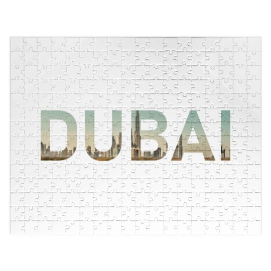 Dubai Desert Skyline United Arab Emirates UAE Jigsaw Puzzles