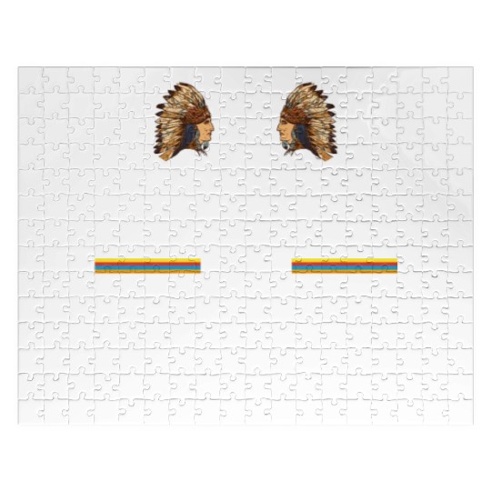 Proud Ally Of Indigenous People Jigsaw Puzzles