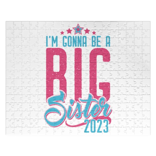 Going to be Big Sister 2023 - Baby Pregnancy Girls Jigsaw Puzzles