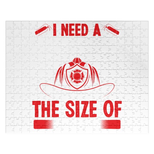 Firefighter Coffee size my Ass Night Shift Firemen Jigsaw Puzzles