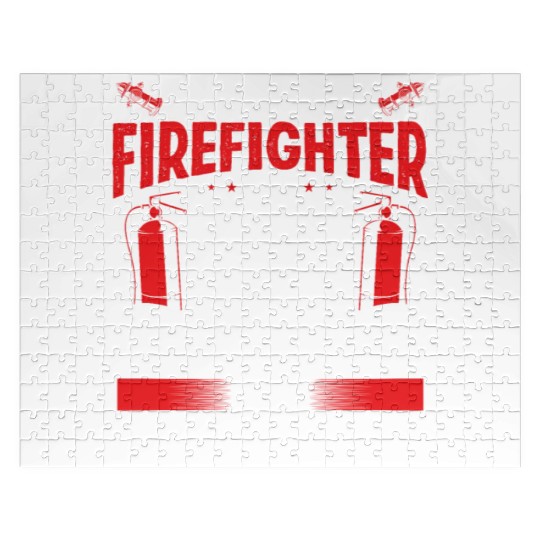 Night Shift Firefighter Money Maker Firemen Jigsaw Puzzles