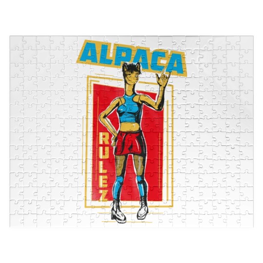 Alpaca rulez. Yes, it's true! Jigsaw Puzzles
