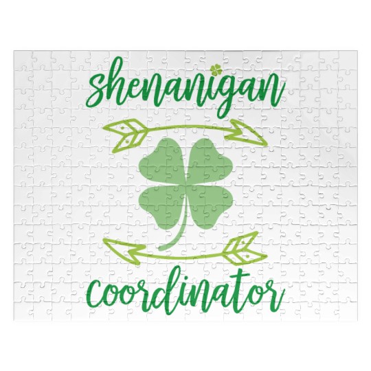 Shenanigans Coordinator Funny Teacher St Patrick s Jigsaw Puzzles