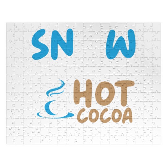 Snow Is Falling Hot Cocoa Is Calling Ice Cold Jigsaw Puzzles