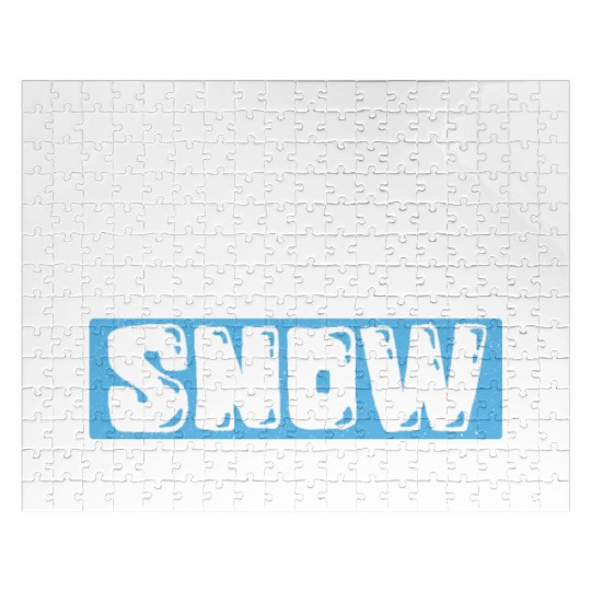 I Smell Snow Lover Ice Cold Snowy Winter Season Jigsaw Puzzles