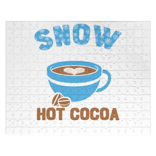 Snow Is Falling Hot Cocoa Is Calling Ice Cold Jigsaw Puzzles