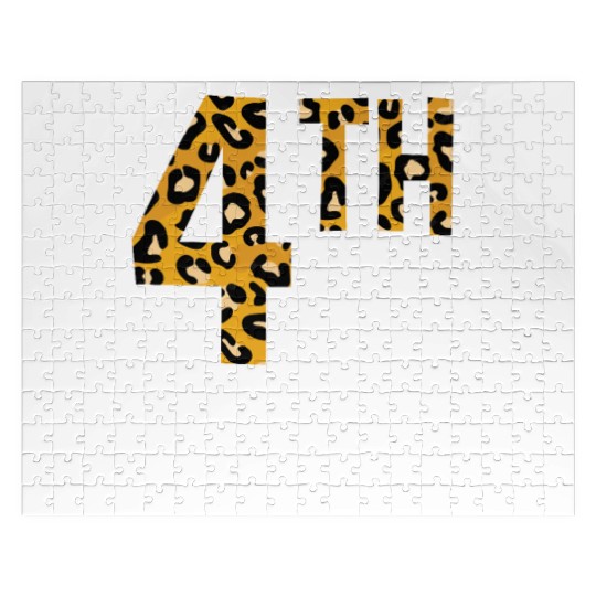 4th Grade Squad Leopard 4th Grade Teacher Jigsaw Puzzles