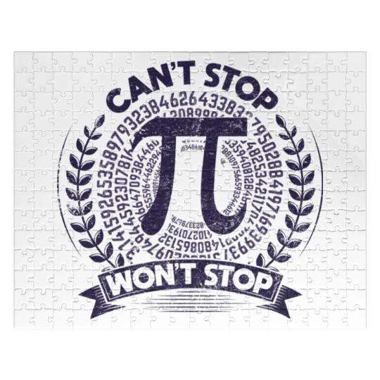 Funny Pi Day Can t Stop Won t Stop Jigsaw Puzzles