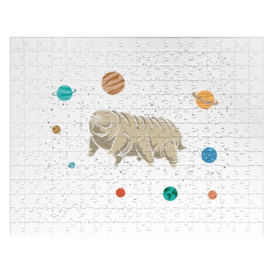 Tardigrade in Space for Tardigrade Lover Posters Jigsaw Puzzles