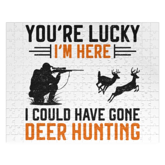 Buck Deer Hunting Hunter You're Jigsaw Puzzles