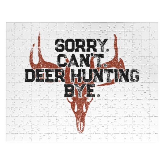 Buck Deer Hunting Hunter Sorry. Jigsaw Puzzles